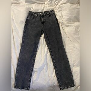 Pacsun Black Mid Rise Straight Leg Jeans